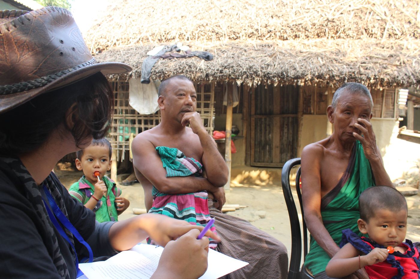 Household interview during the socio-economic survey
